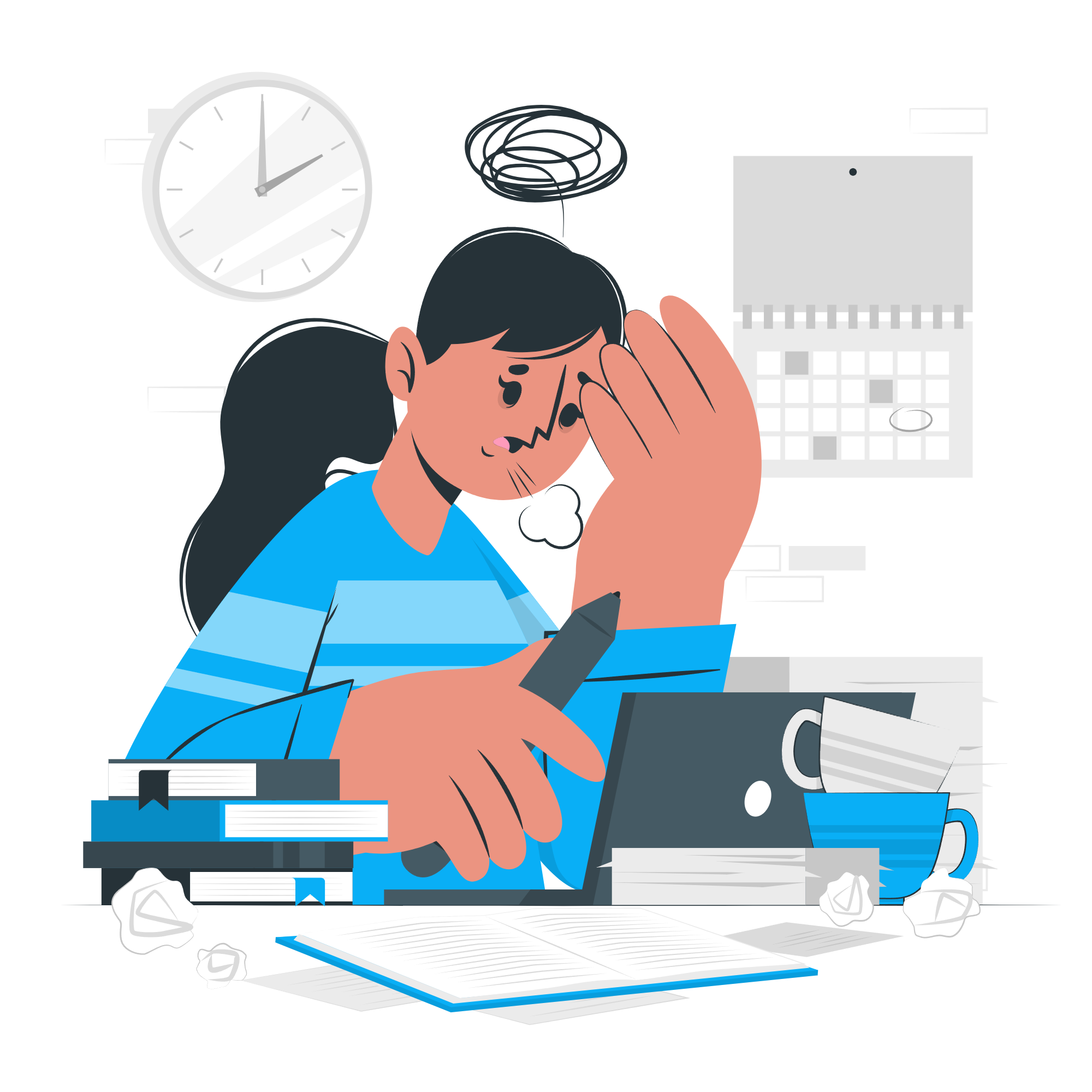 Student feeling relieved with our service